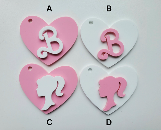 Barbie Keychain - Heart