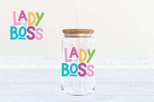 UV DTF Decal - Lady Boss