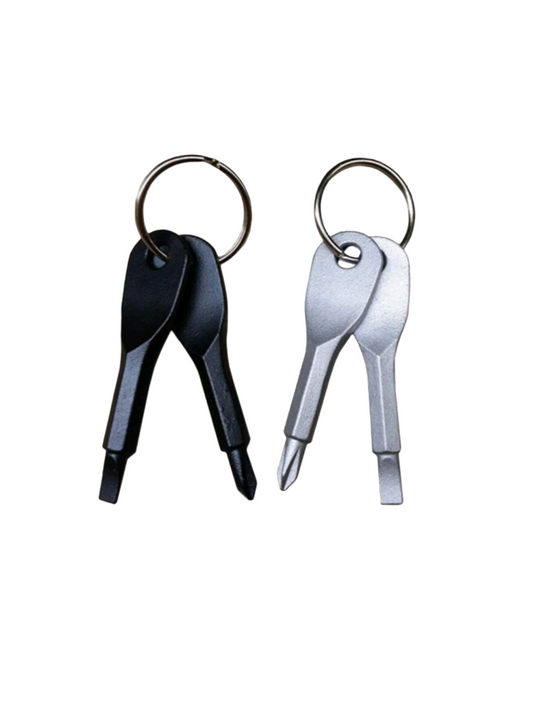 Mini screwdriver keychain (2pc)