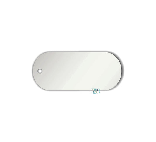 Oval Clear Acrylic blank 1.5mm