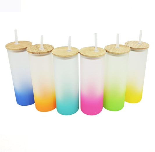Sublimation frosted skinny tumbler