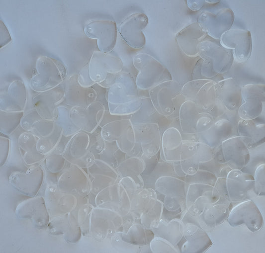 Accessories - Clear Heart (Pack of 20)