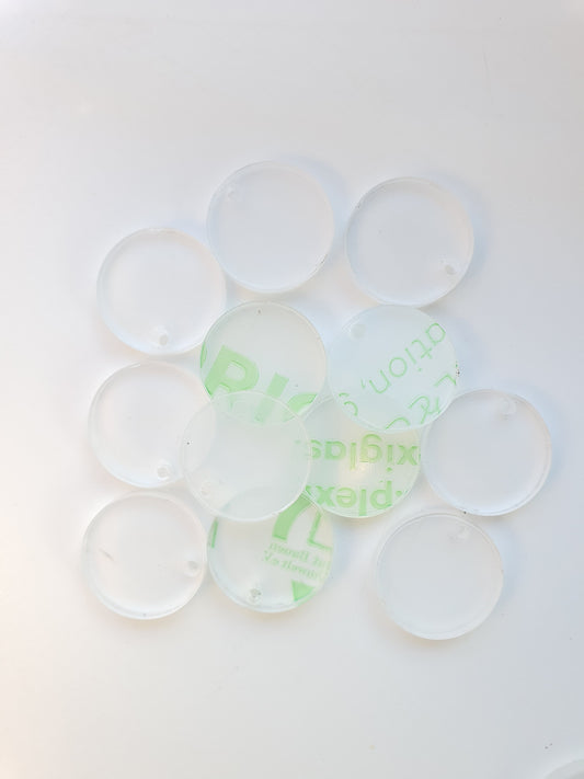 Accessories - Clear round disc (Pack of 20)