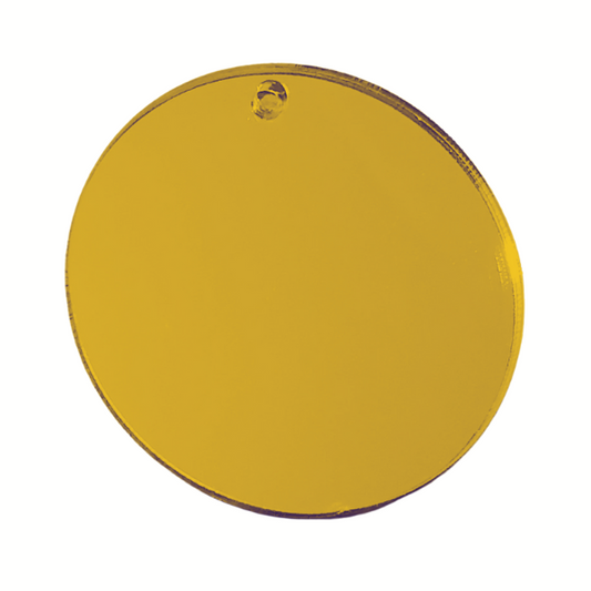 Gold Mirror Acrylic Disc 60mm