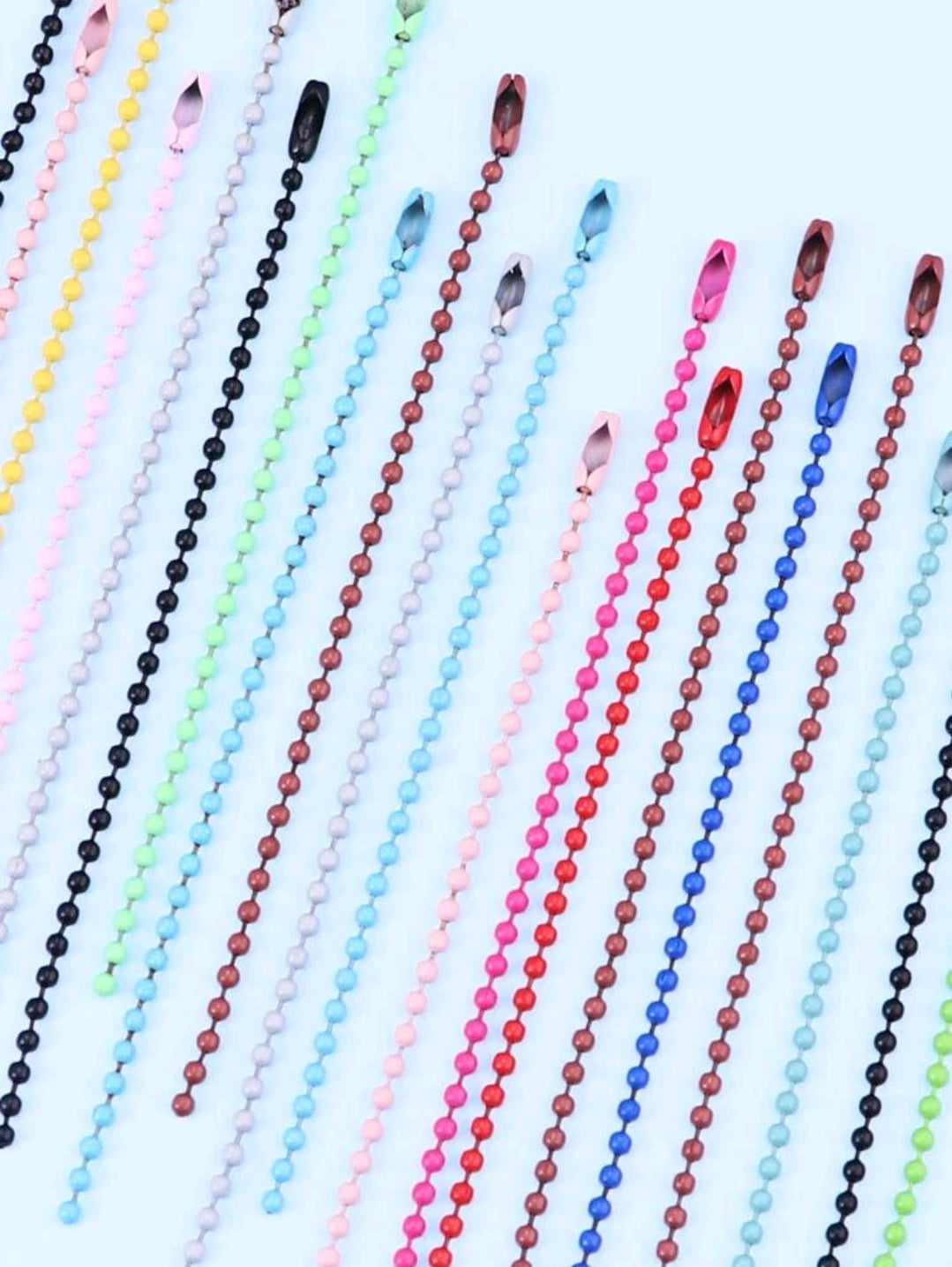 Colour Bead Chain (pack of 20)
