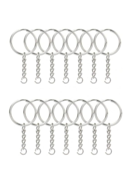 Keyring and chain (pack of 20)