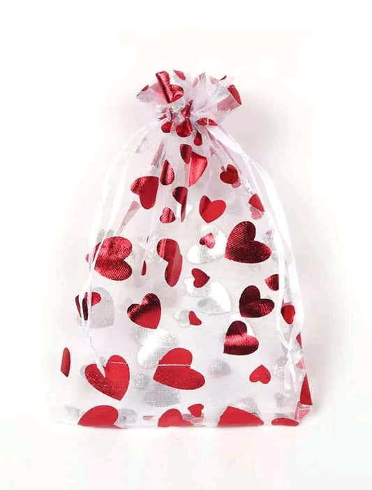 Heart Mesh Gift bag